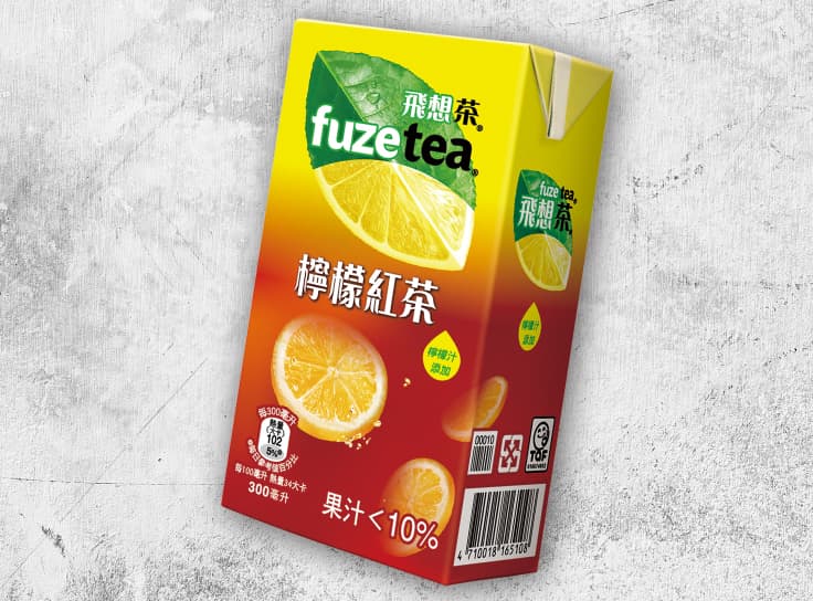 飛想檸檬紅茶300ml