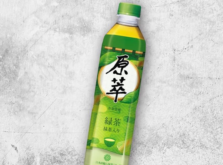 原萃綠茶580ml